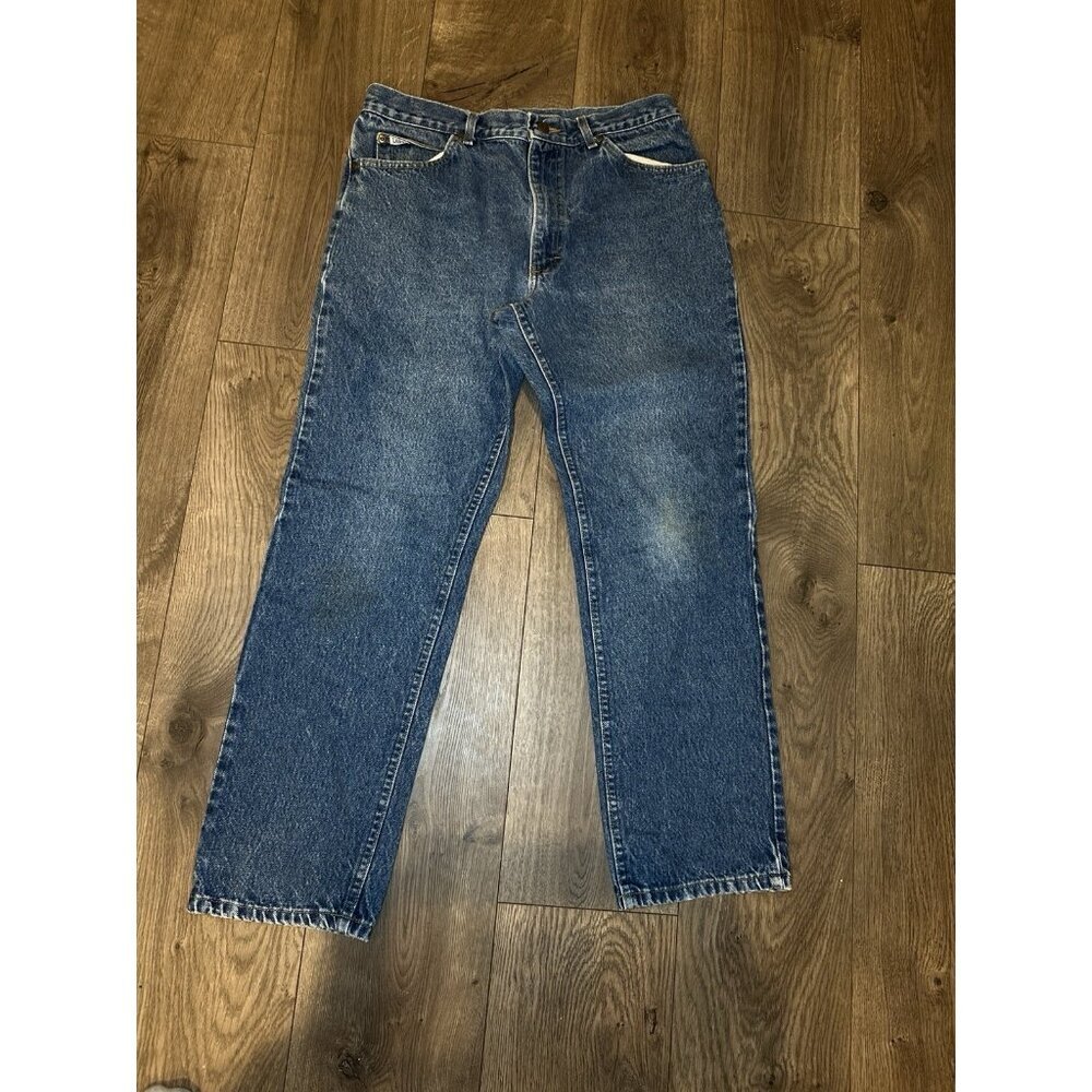 Lee Vintage Jeans Regular Fit Blue Size 34x30 Denim Blue Jeans